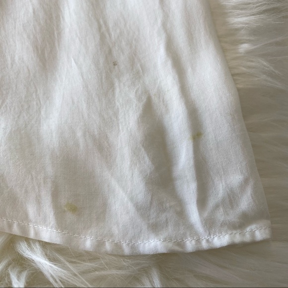 Blue Life Crop top Blouse White Small - Picture 10 of 12